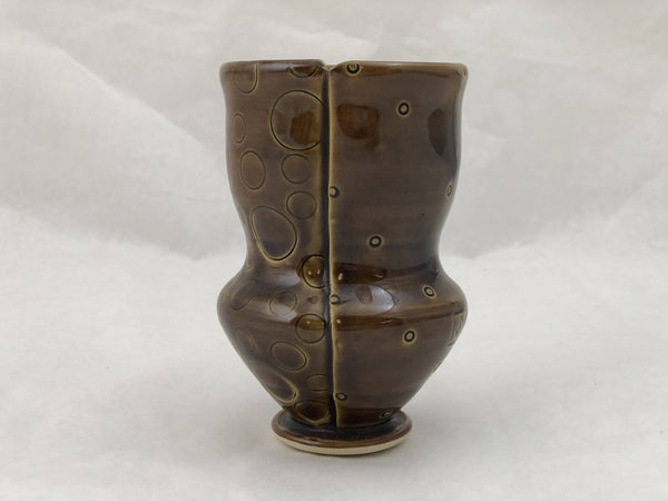 Turkish Amber Cup w/2 types of circles