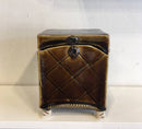 Amber Quilted Treasure Box