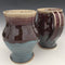 Set of 2 Large Mugs in Turquoise, Honey luster and Copper red