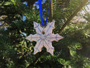 Snowflake Ornament - Blue and White Design