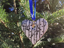 Birch Trees Heart Ornament