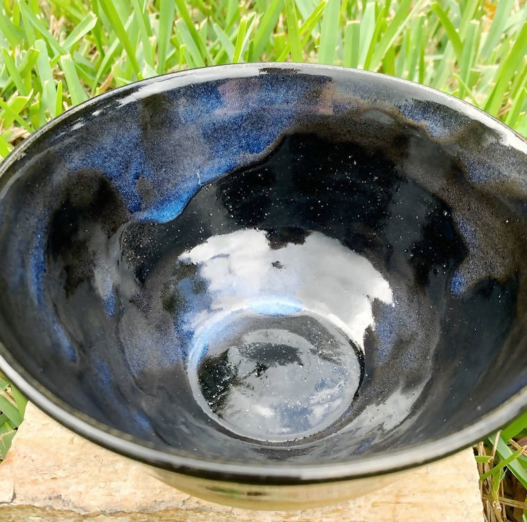 Dark Blue and Black Bowl- Free Shipping